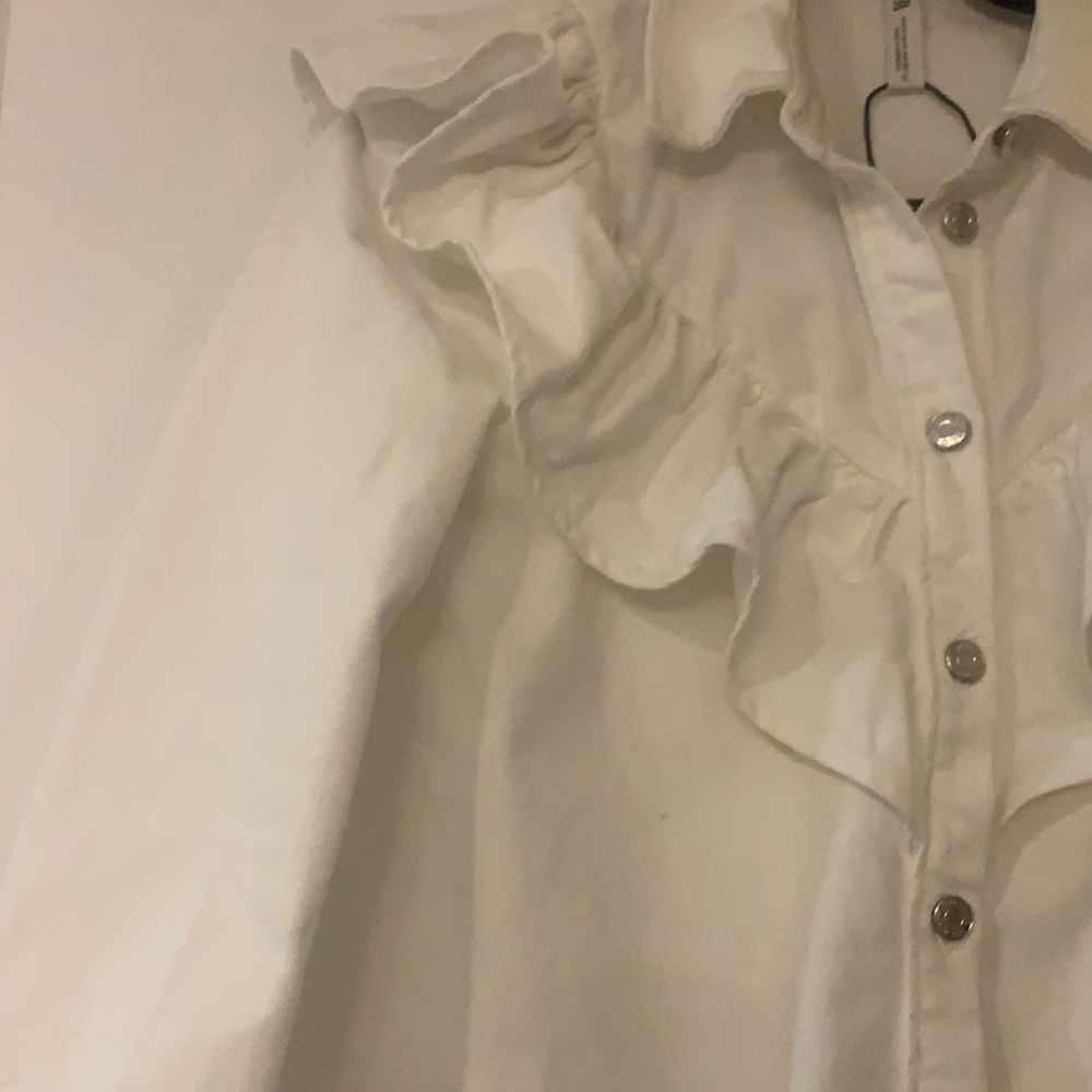 Zara white denim dress - Picture 3 of 6